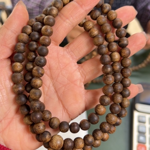 沉香手串白棋23克卡0.8多样性发1串