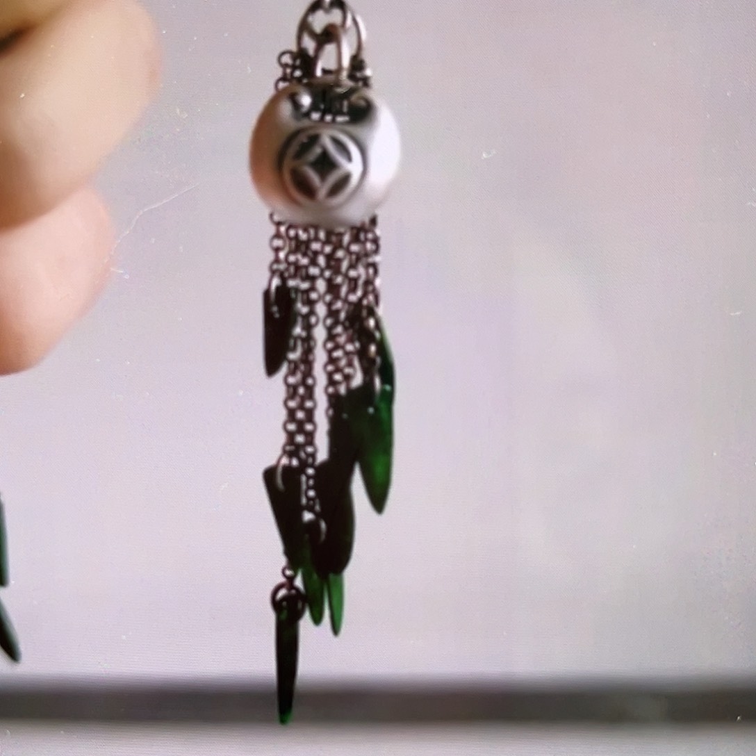 失***榆翡翠银S925镶嵌耳饰088ghhhh