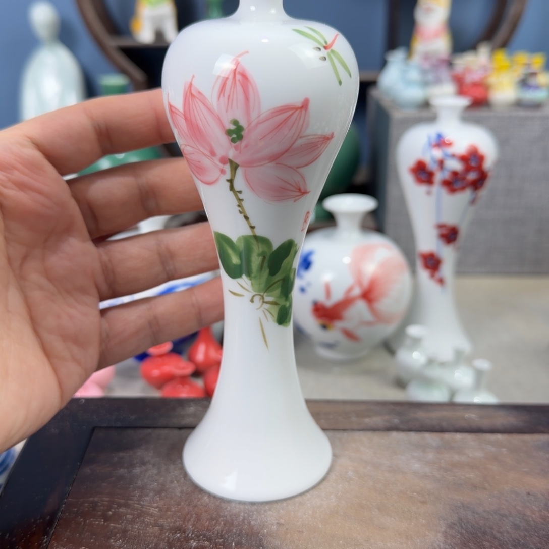 陶瓷手工小花器摆件