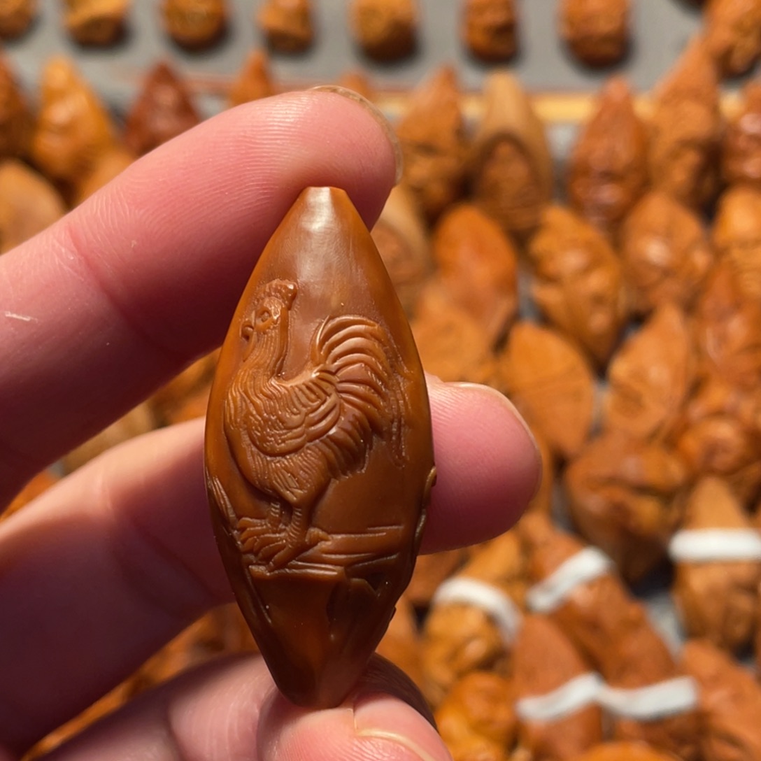 橄榄核手串/手链鸡守护明王