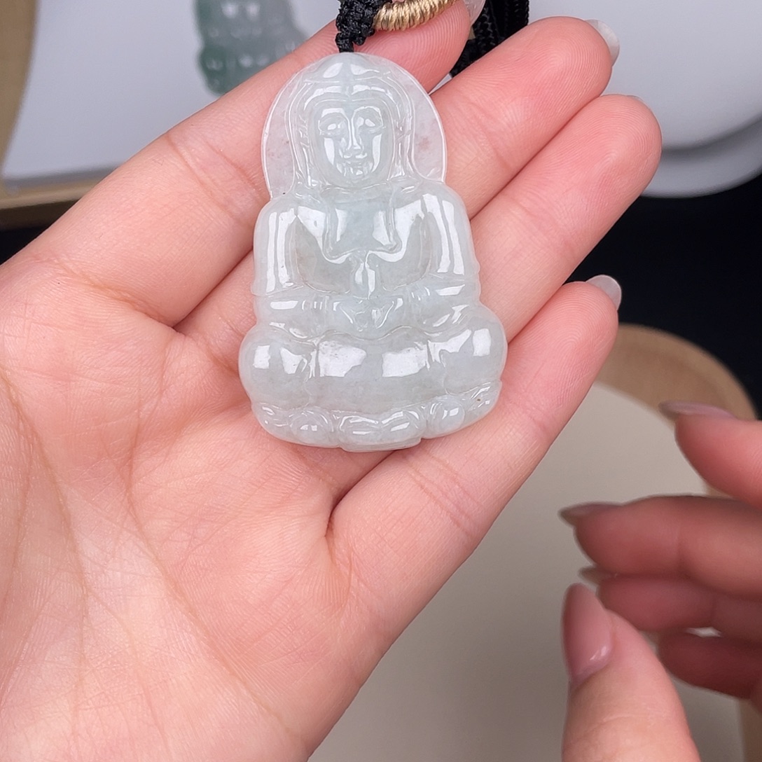 翡翠未镶嵌颈饰za028-7