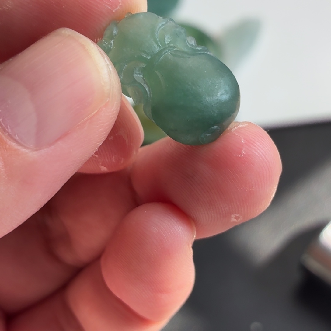 定制翡翠未镶嵌钱袋