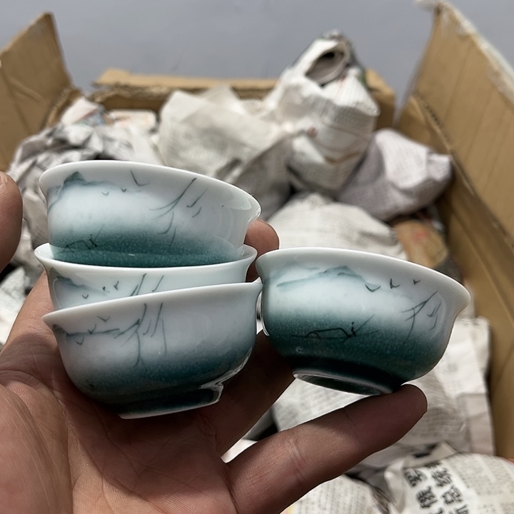 茶具默认微瑕瓷器、茶具、壶、摆件，介意勿拍 