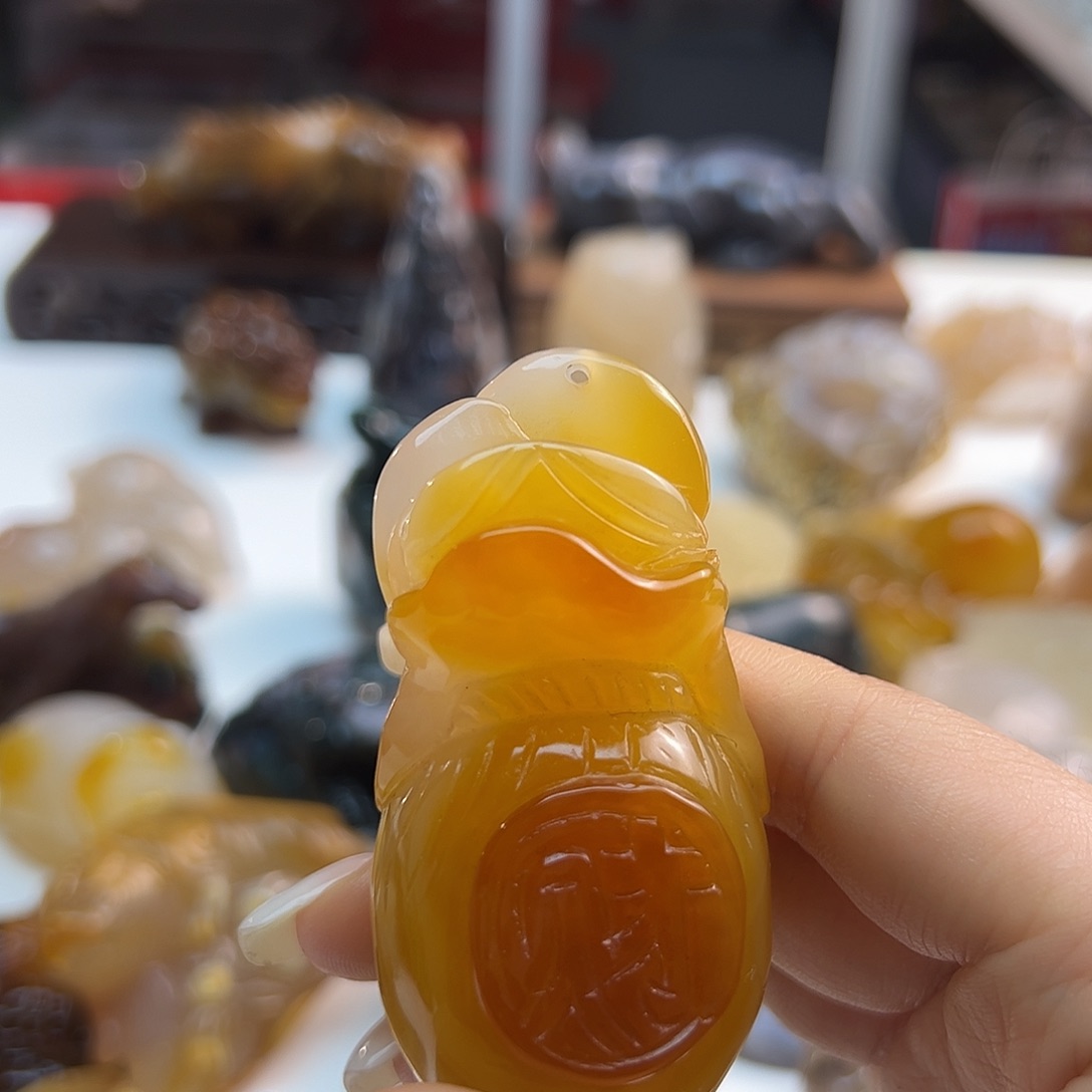 玛瑙/玉髓未镶嵌颈饰