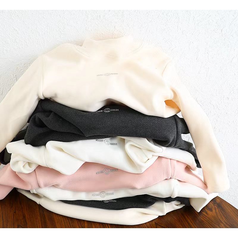 儿童【加绒】笑脸打底衫6069