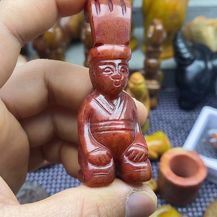 未镶嵌蛇纹石玉颈饰