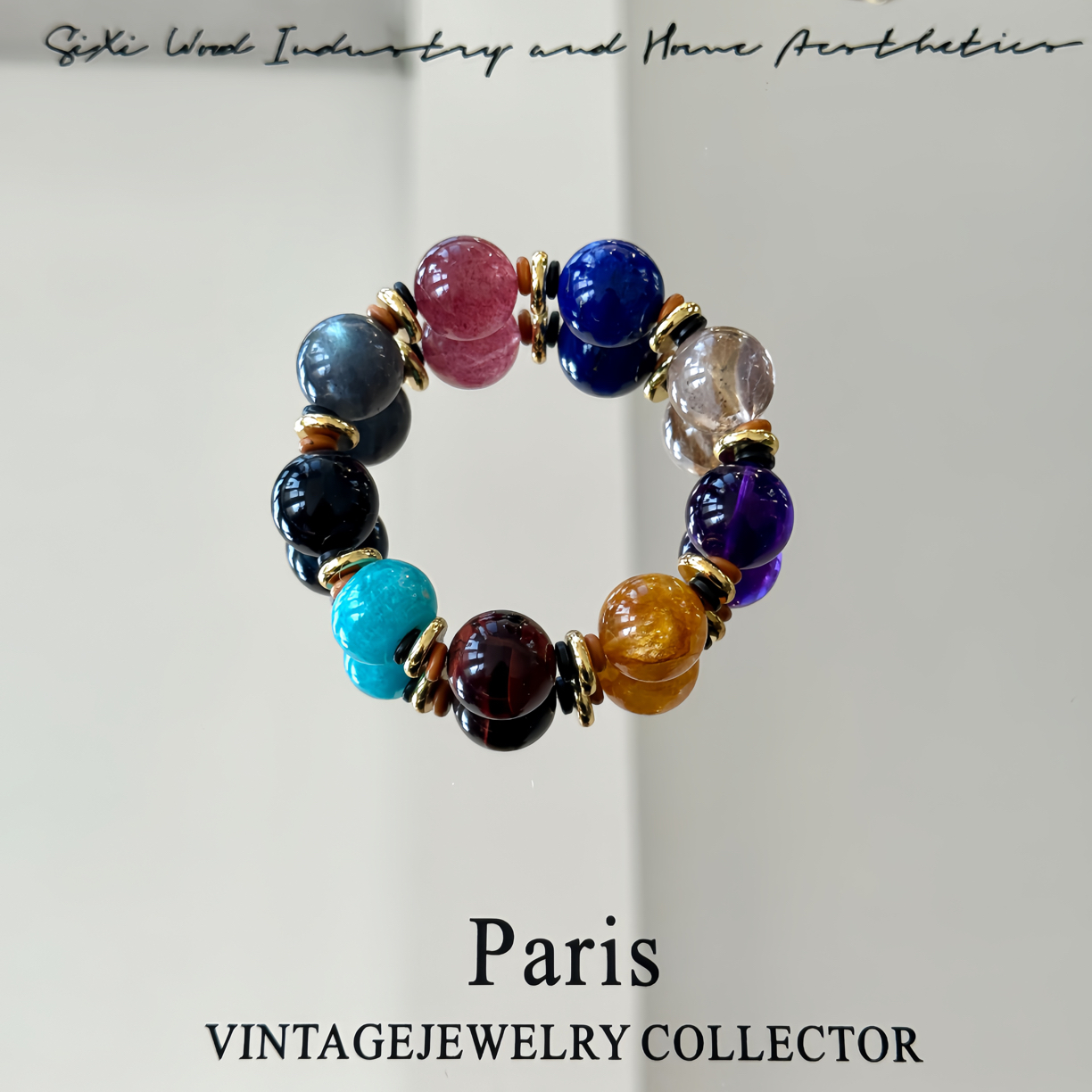 2号 直播间链接 天然水晶手串 DIY定制 托帕石长石