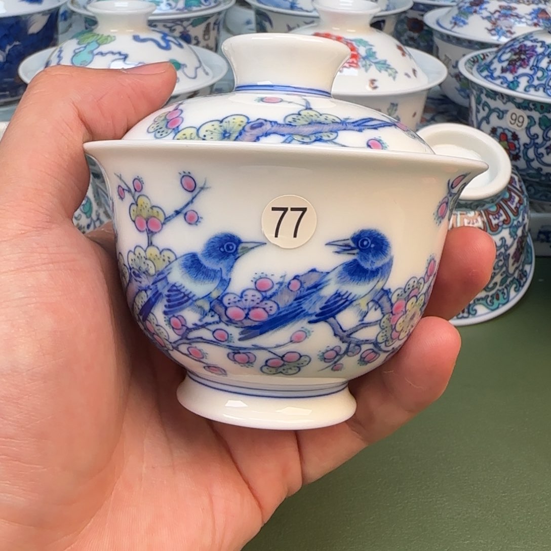 彦祖纯手工手绘茶具77