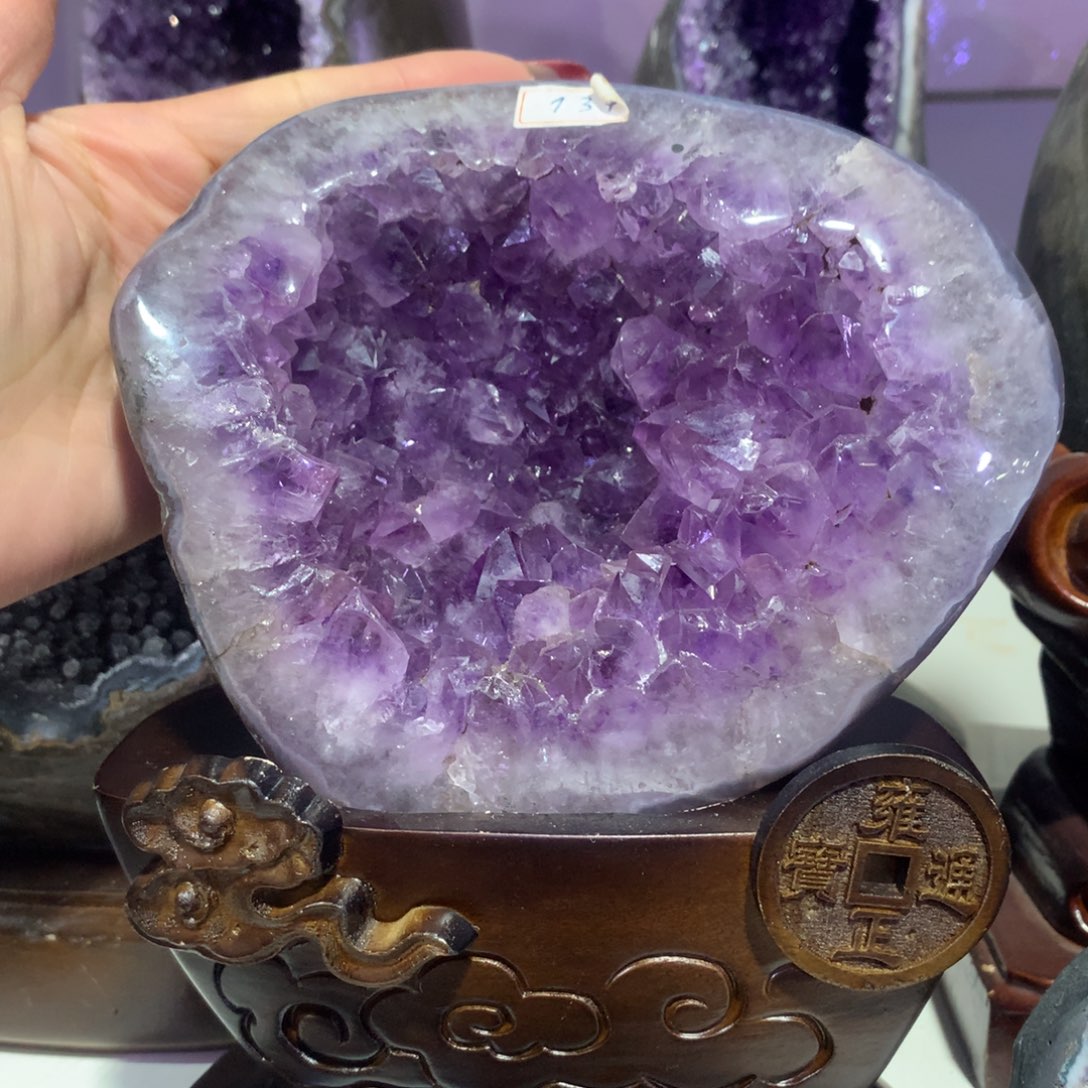 水晶摆件婷未镶嵌