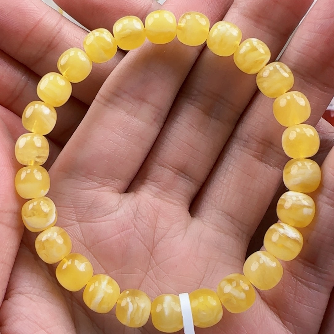 琥珀裸石未镶嵌蜜蜡