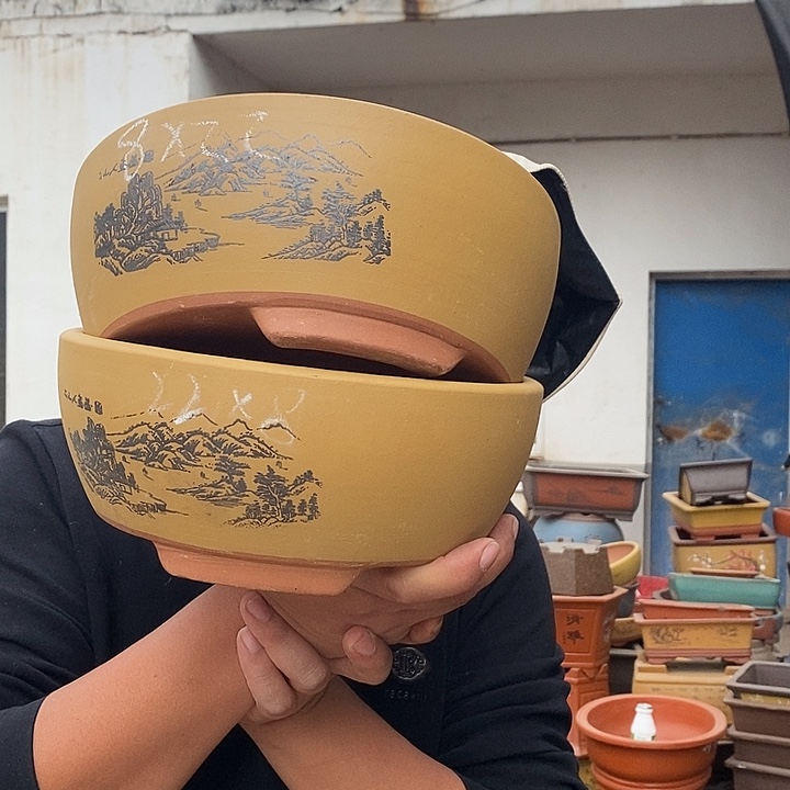 紫砂花盆宜兴紫砂