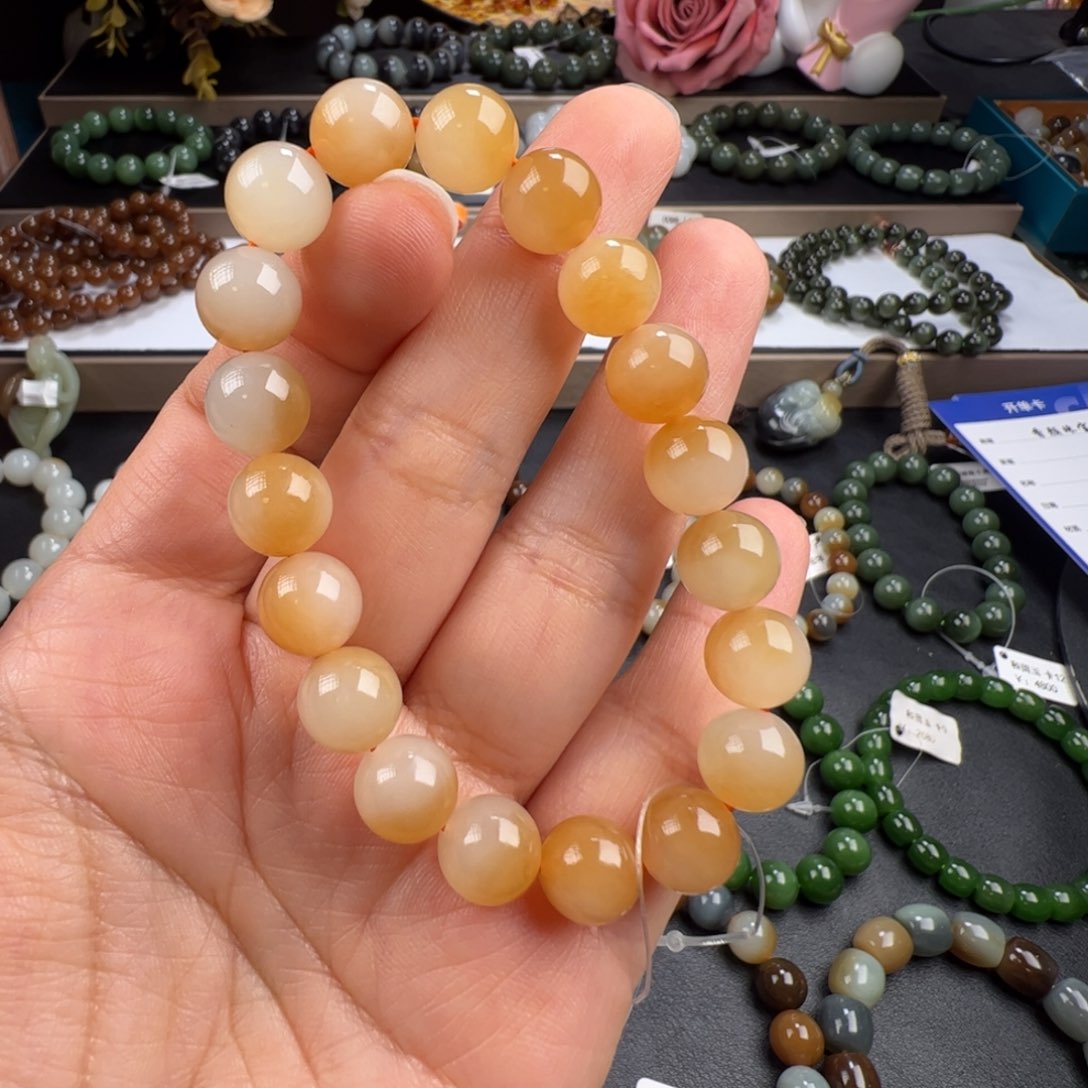 和田玉手链未镶嵌听*