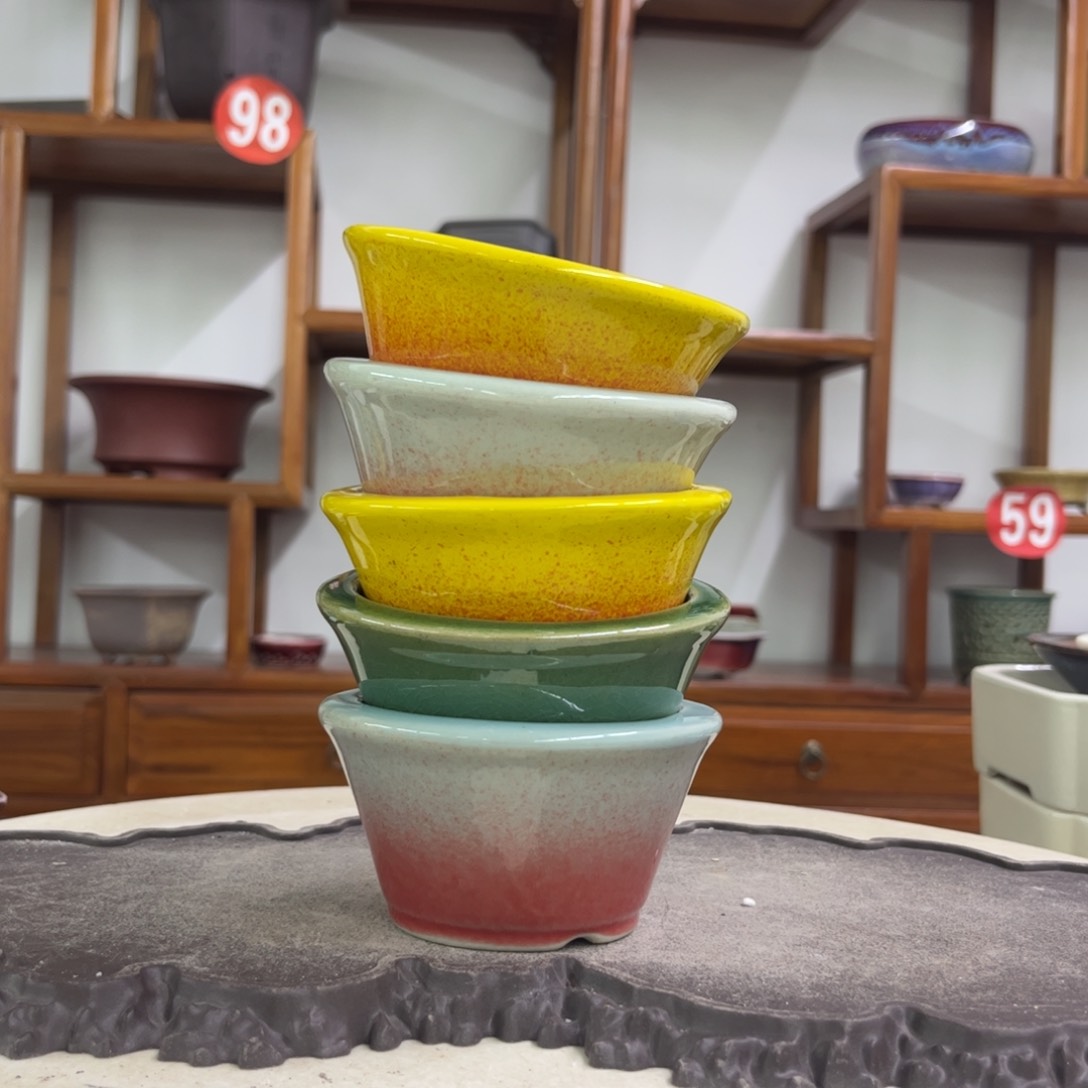 紫砂花盆瑕疵5-10。。。（5）