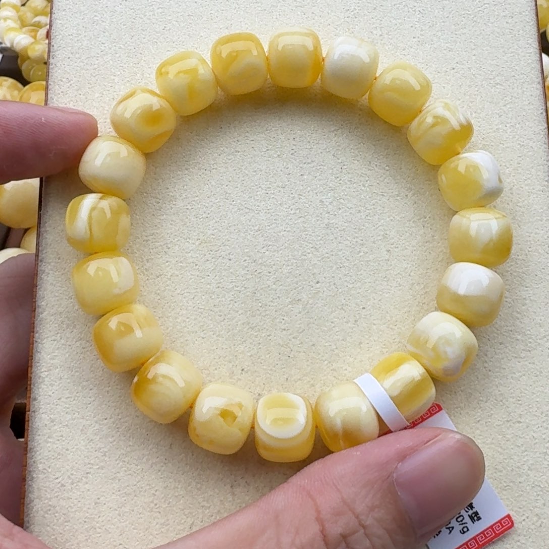 琥珀手链未镶嵌忘*树蜜蜡手串