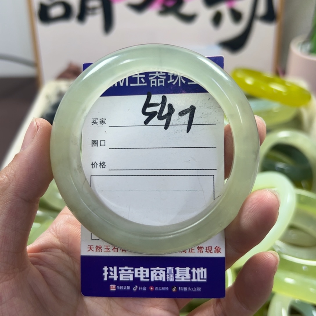 蛇纹石玉手镯未镶嵌229