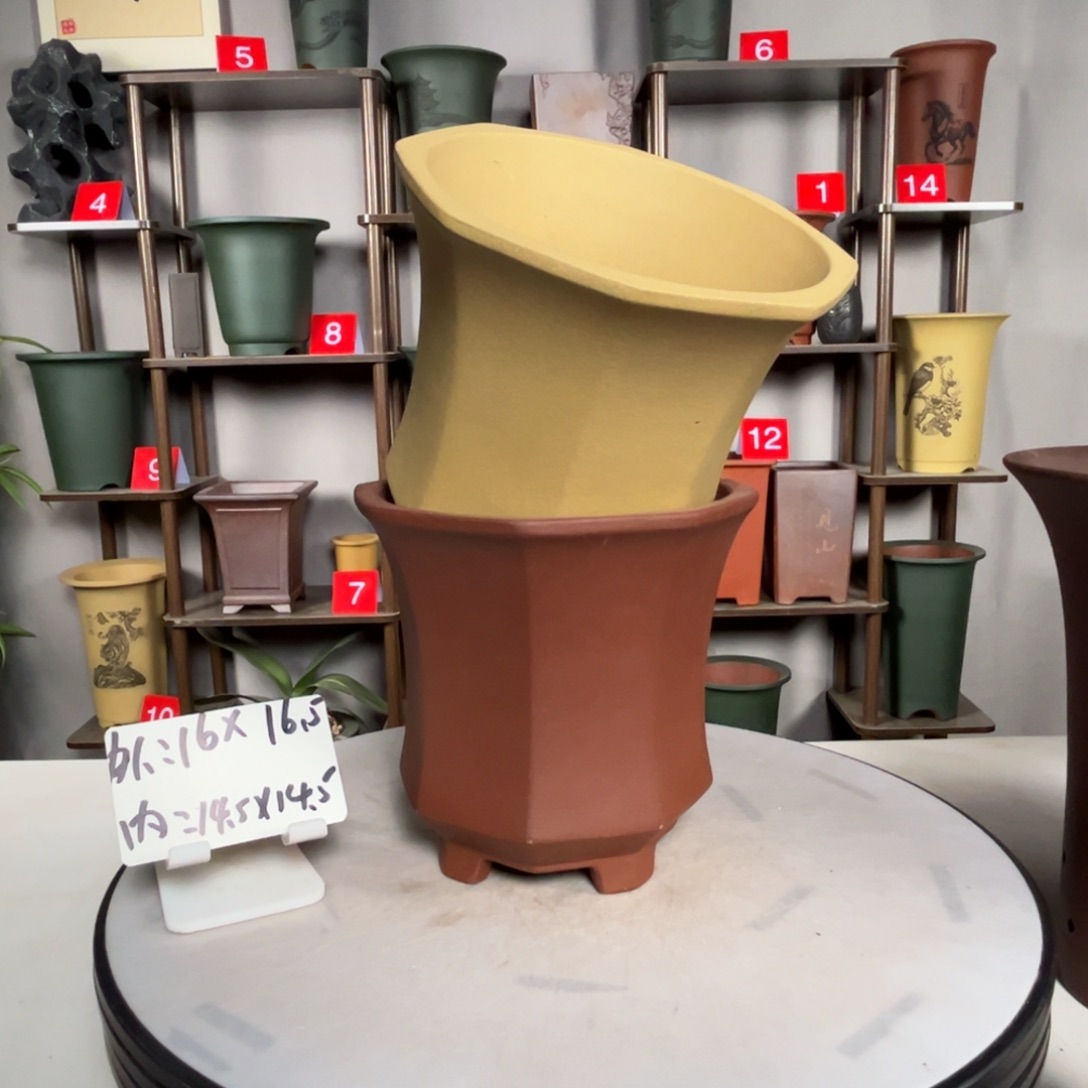 紫砂花盆紫砂花盆