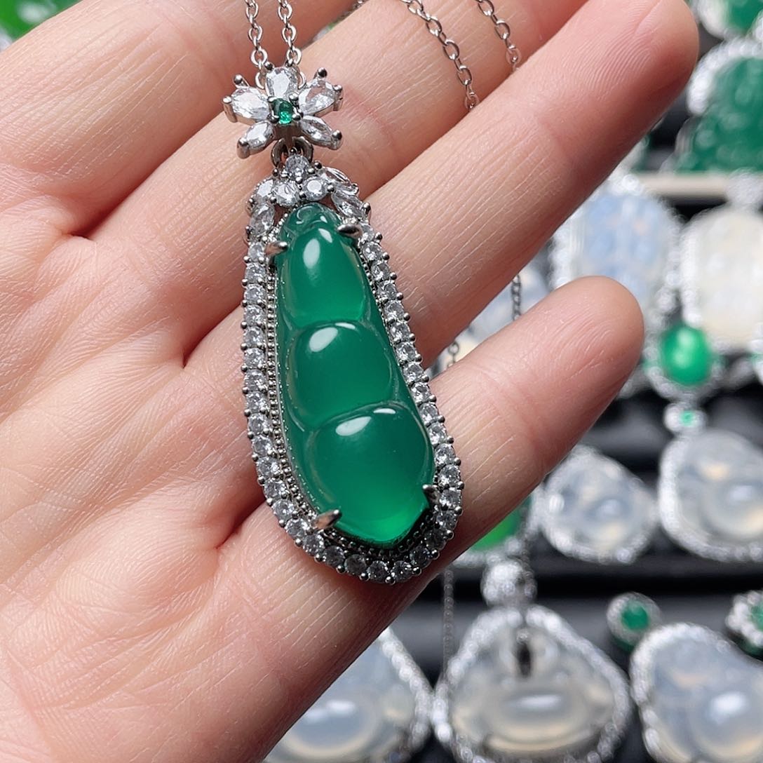 玛瑙/玉髓挂件合金