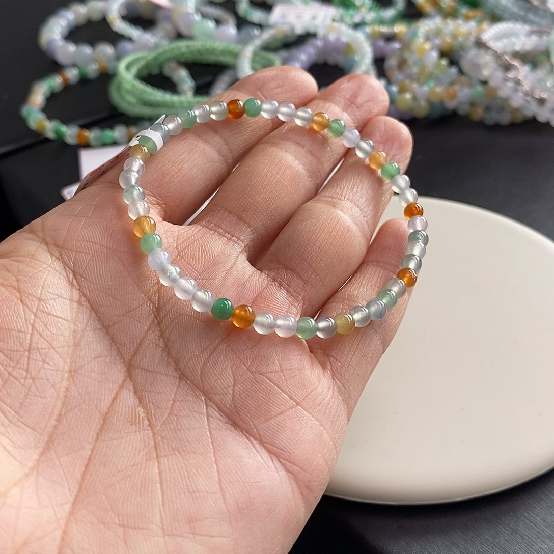 翡翠未镶嵌手链卡4