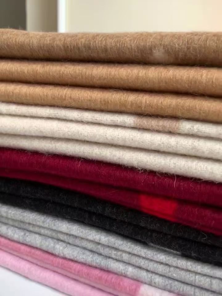 【正确100】山羊绒2025秋冬新款羊绒围巾披肩时尚百搭双面羊绒围巾