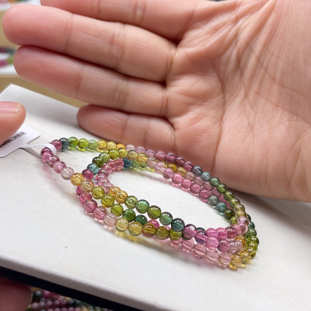 碧玺手串未镶嵌4.4mmmmmmmmmmmmmmmmmm