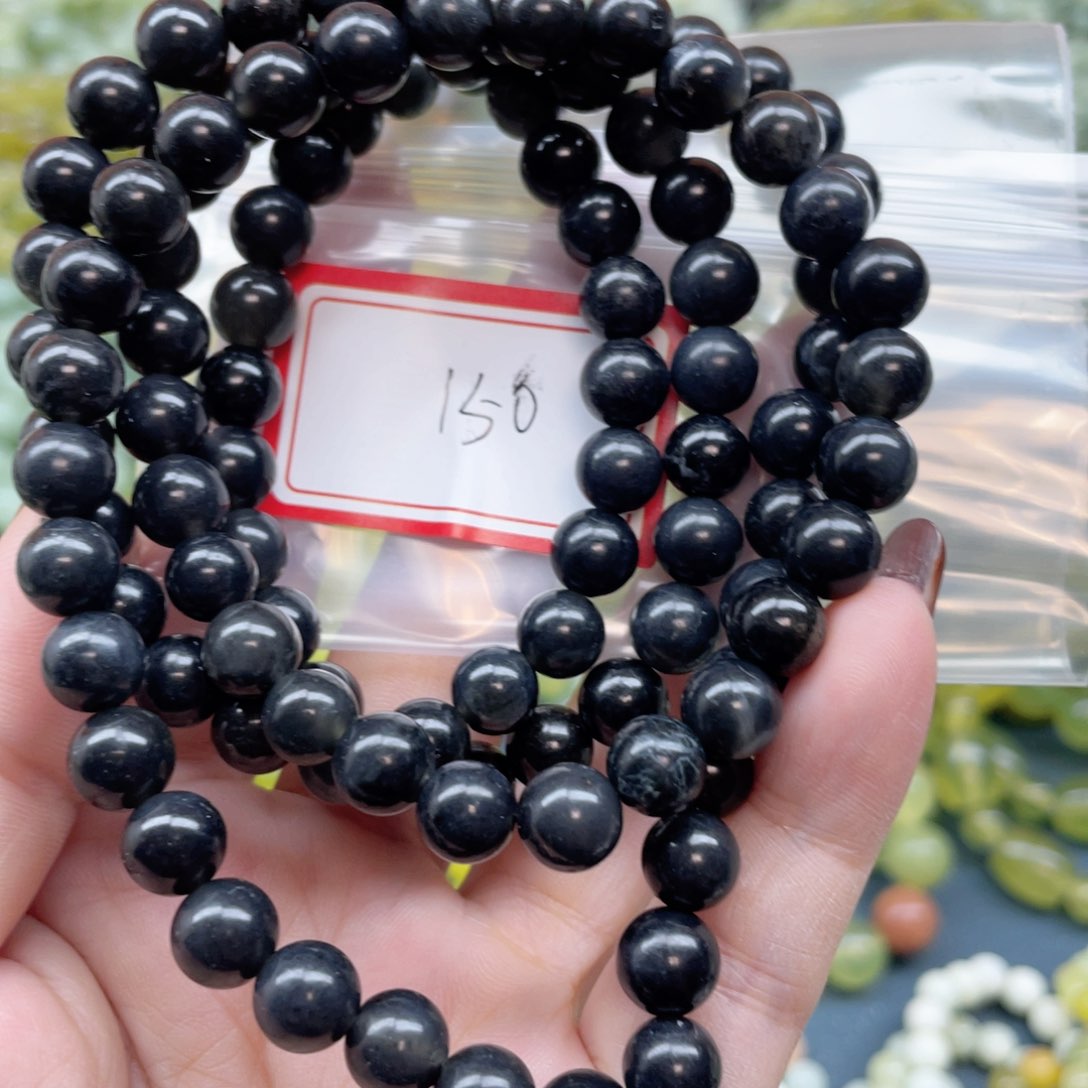 未镶嵌蛇纹石玉手串