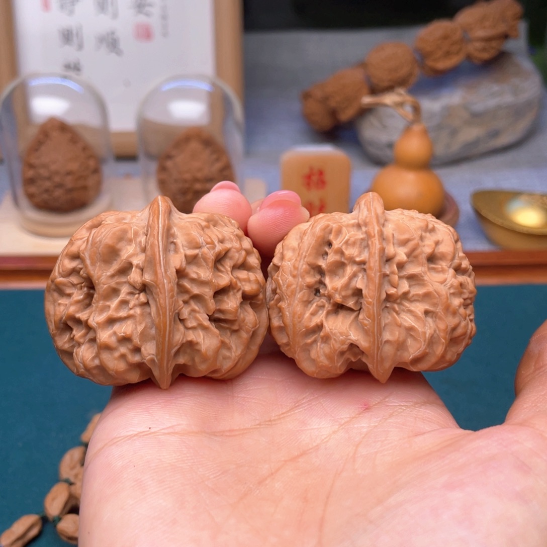 文玩核桃吊坠46尺全品平谷方块