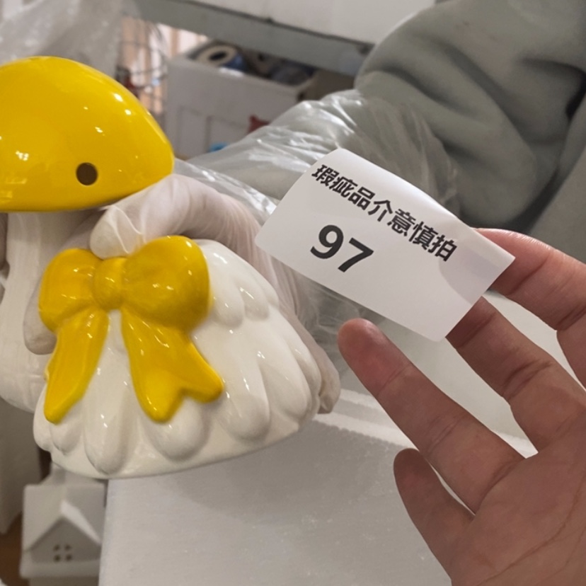 【闪购商品】摆件我***气陶瓷摆件瑕疵特卖