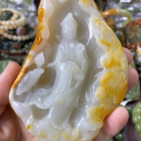 透闪石质玉摆件未镶嵌