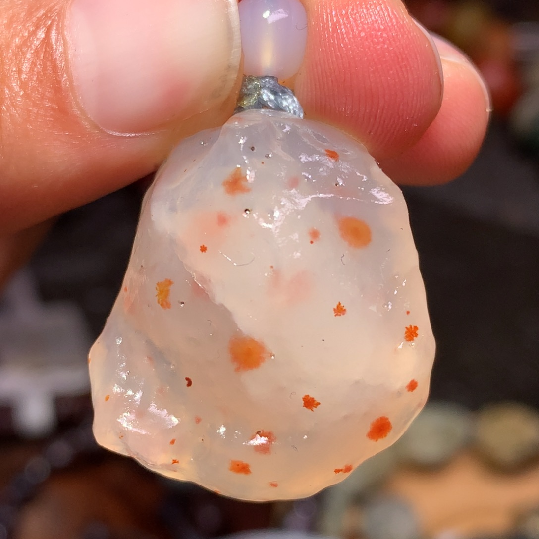 未镶嵌玛瑙/玉髓珠宝半成品