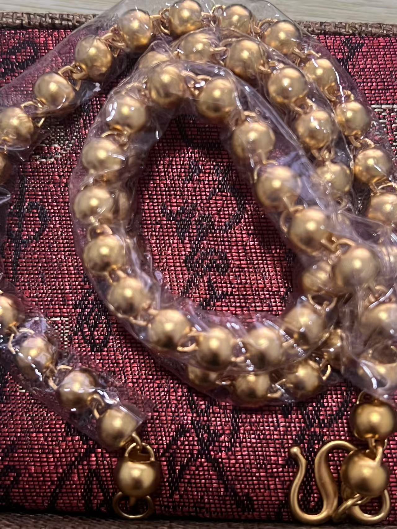 精工小众黄色项链Ht71503