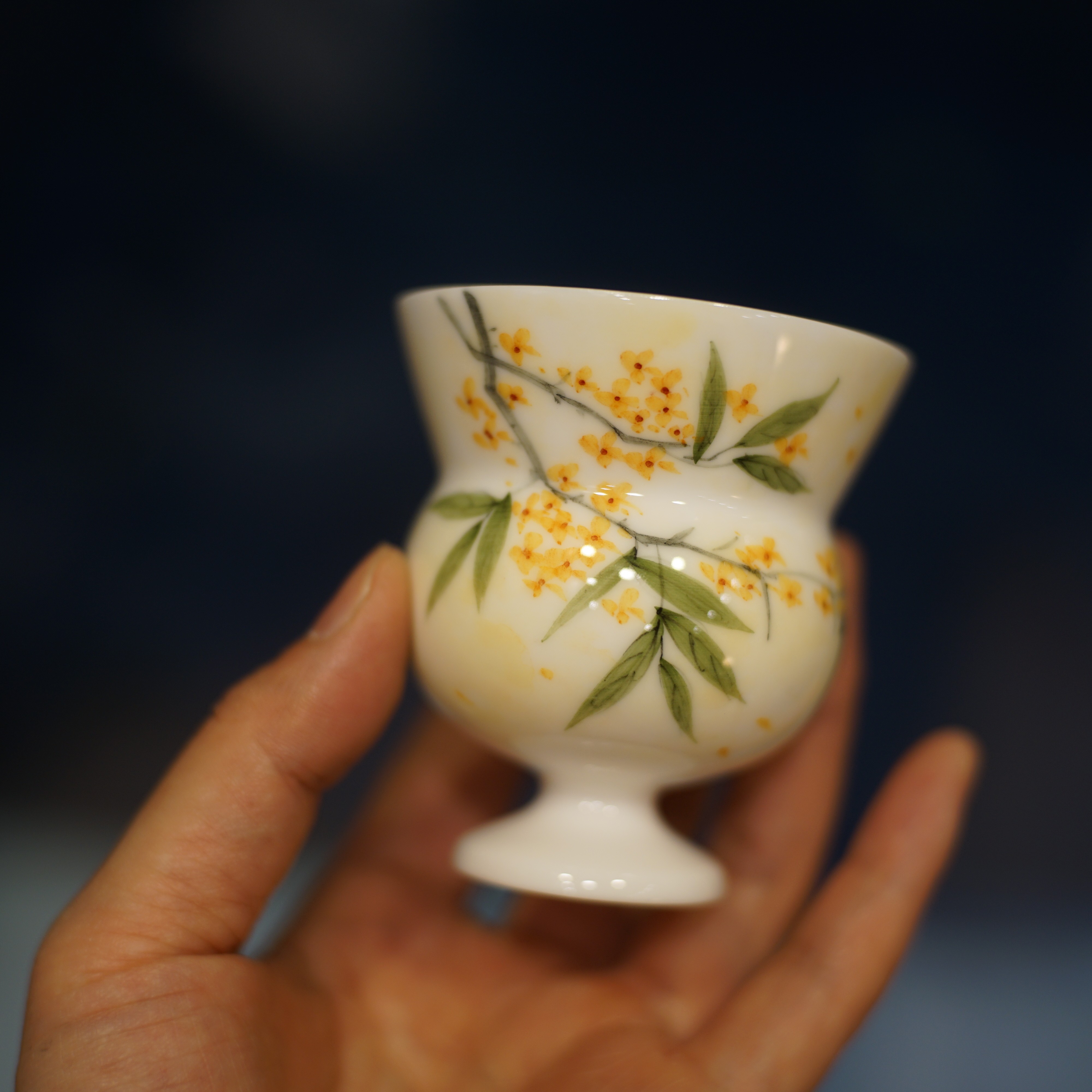 月桂手绘高脚杯 单个价格