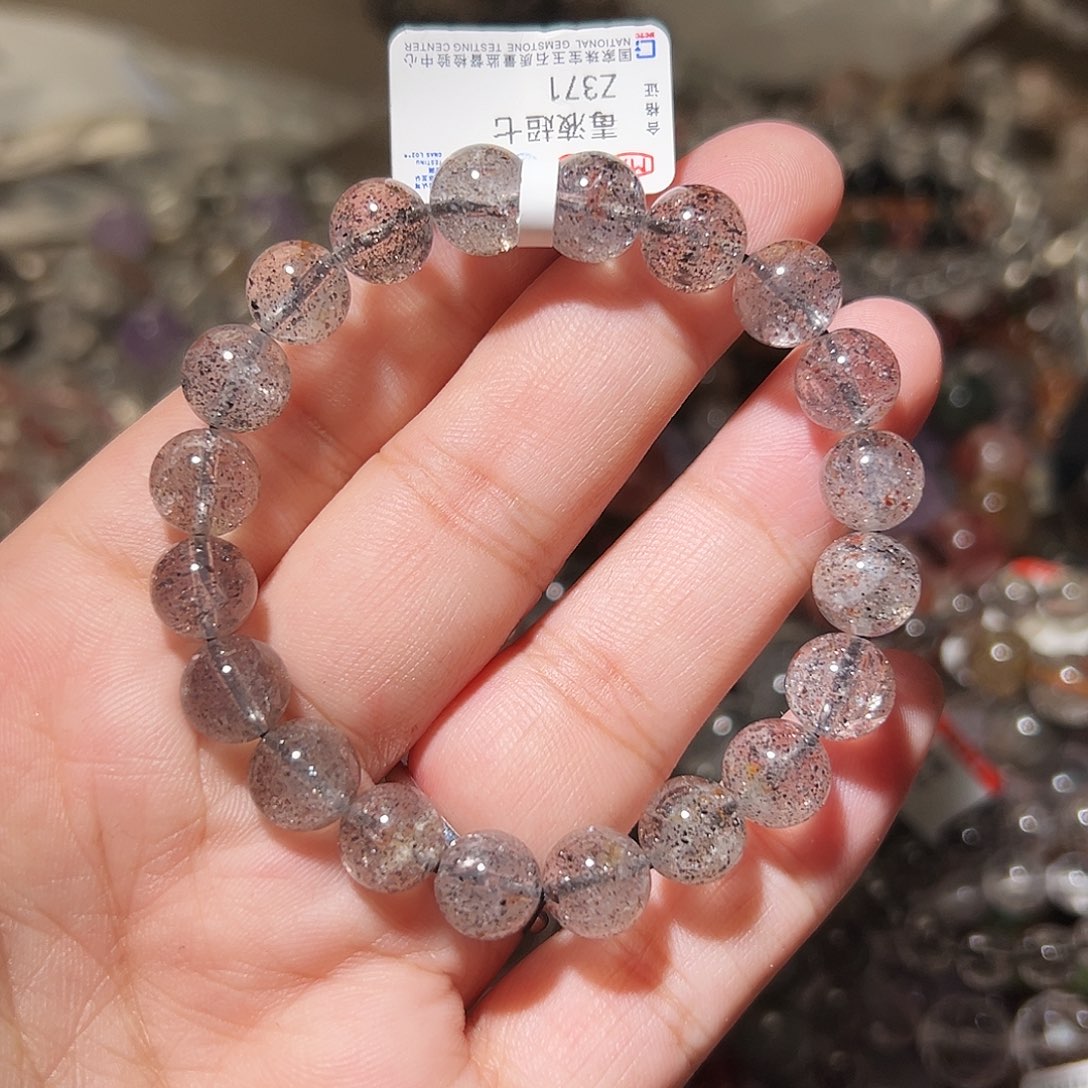 水晶手链未镶嵌毒液超七8毫米