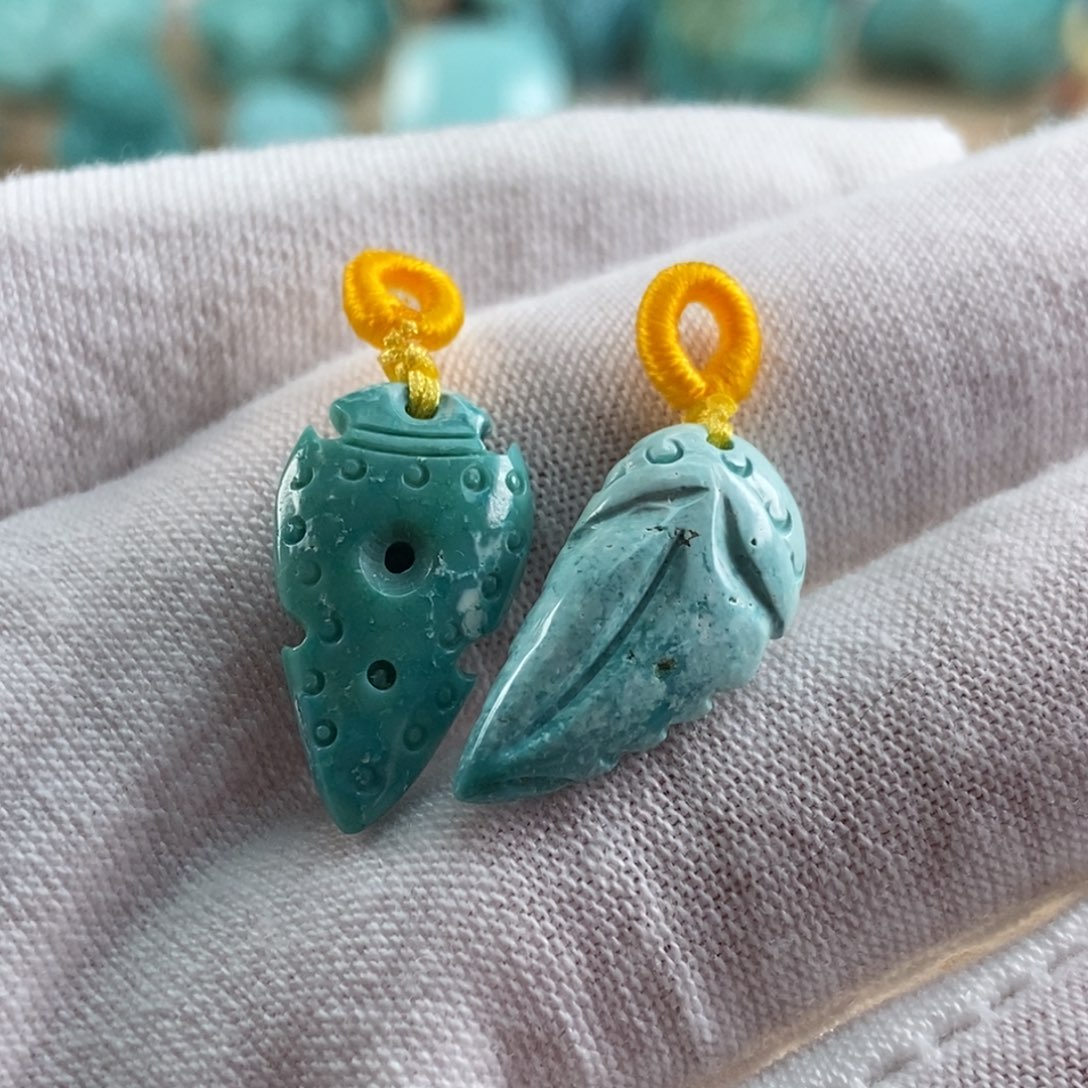 绿松石珠宝奇石未镶嵌