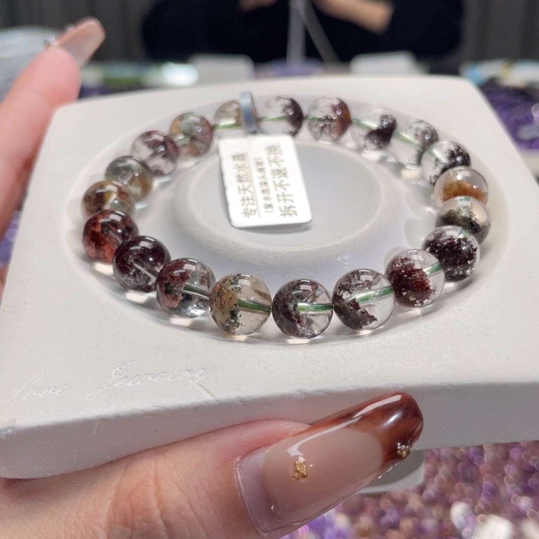 未镶嵌手链水晶9mm巴西四季幽灵