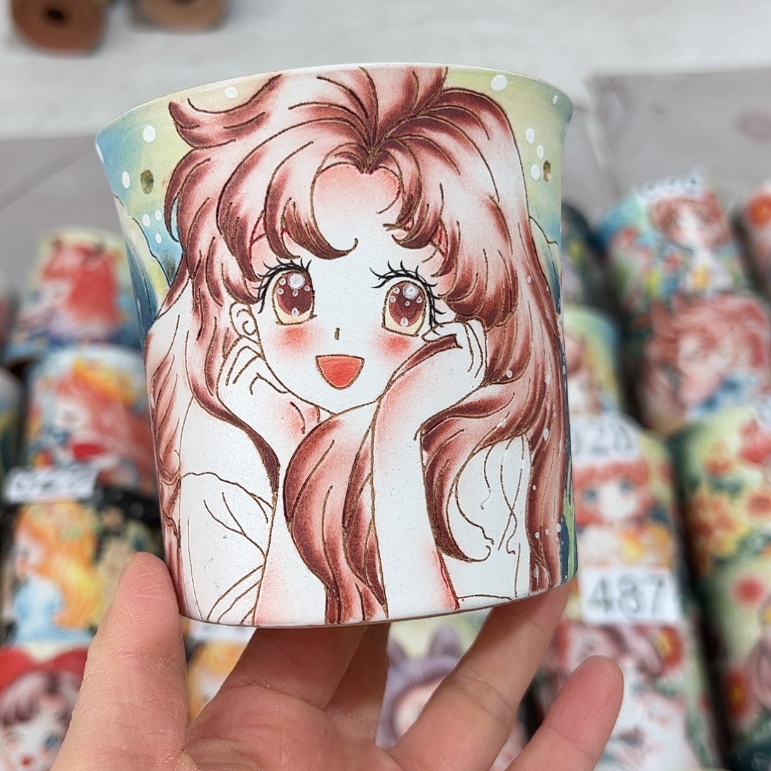 景德镇炫彩手绘口10