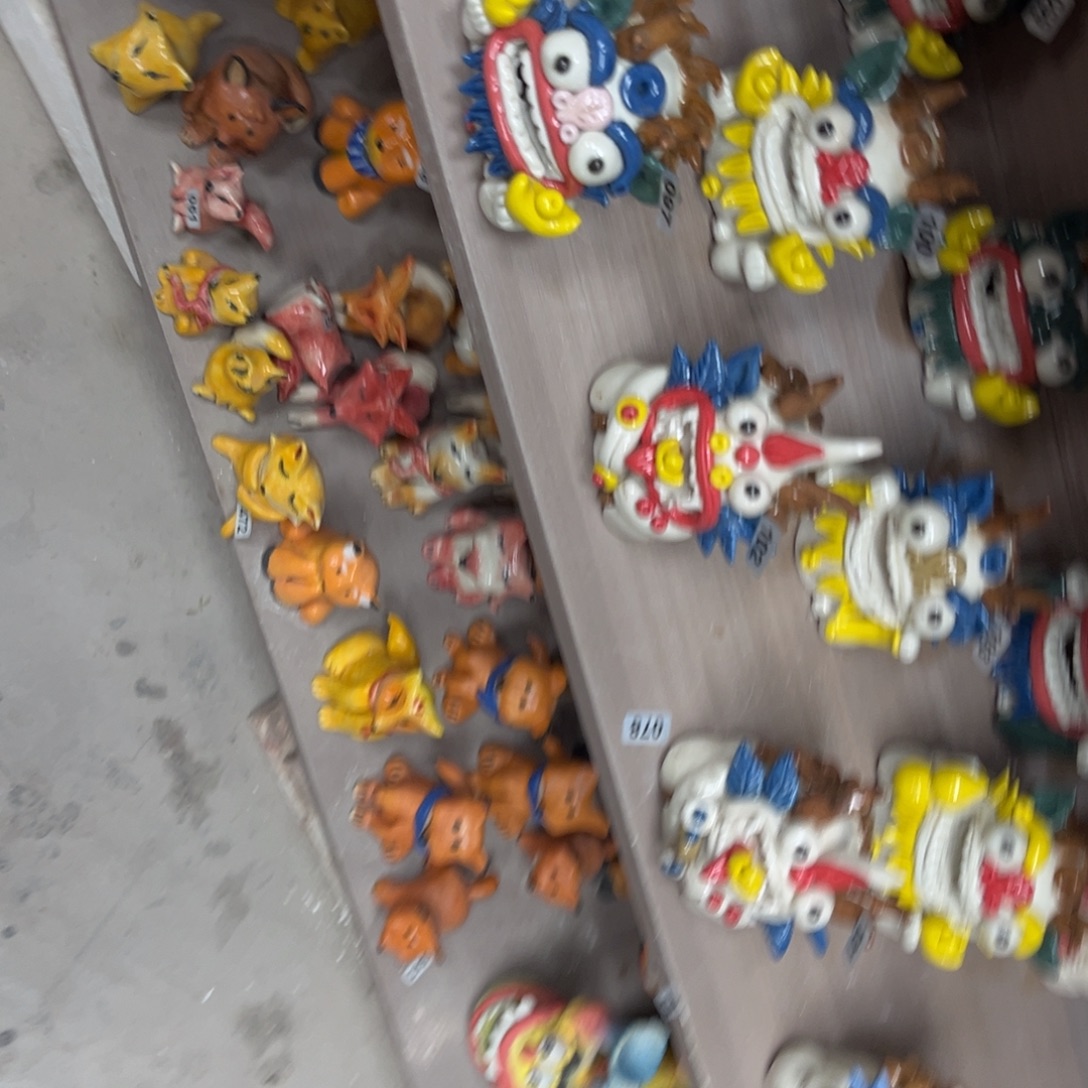 一***）摆件纯手工抽象陶瓷摆件