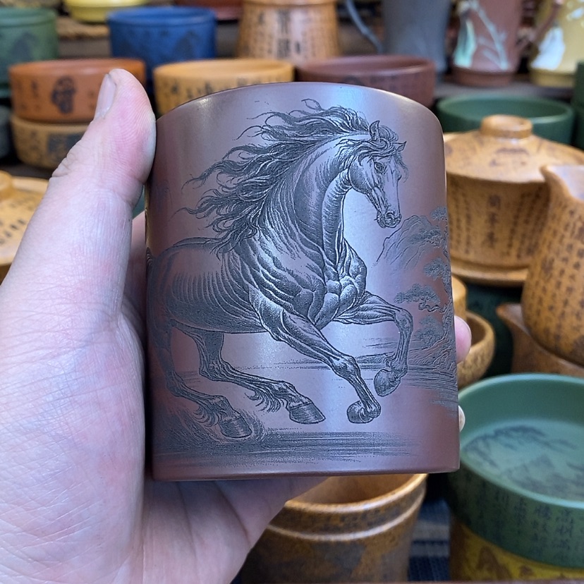 【闪购商品】紫砂杯子宜兴全手工紫砂杯