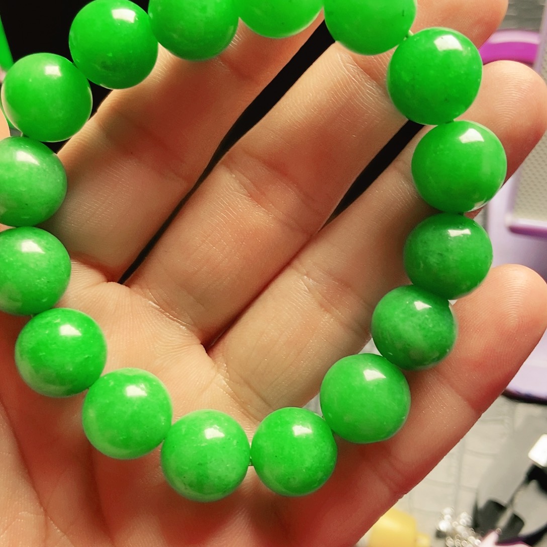 翡翠未镶嵌颈饰手串