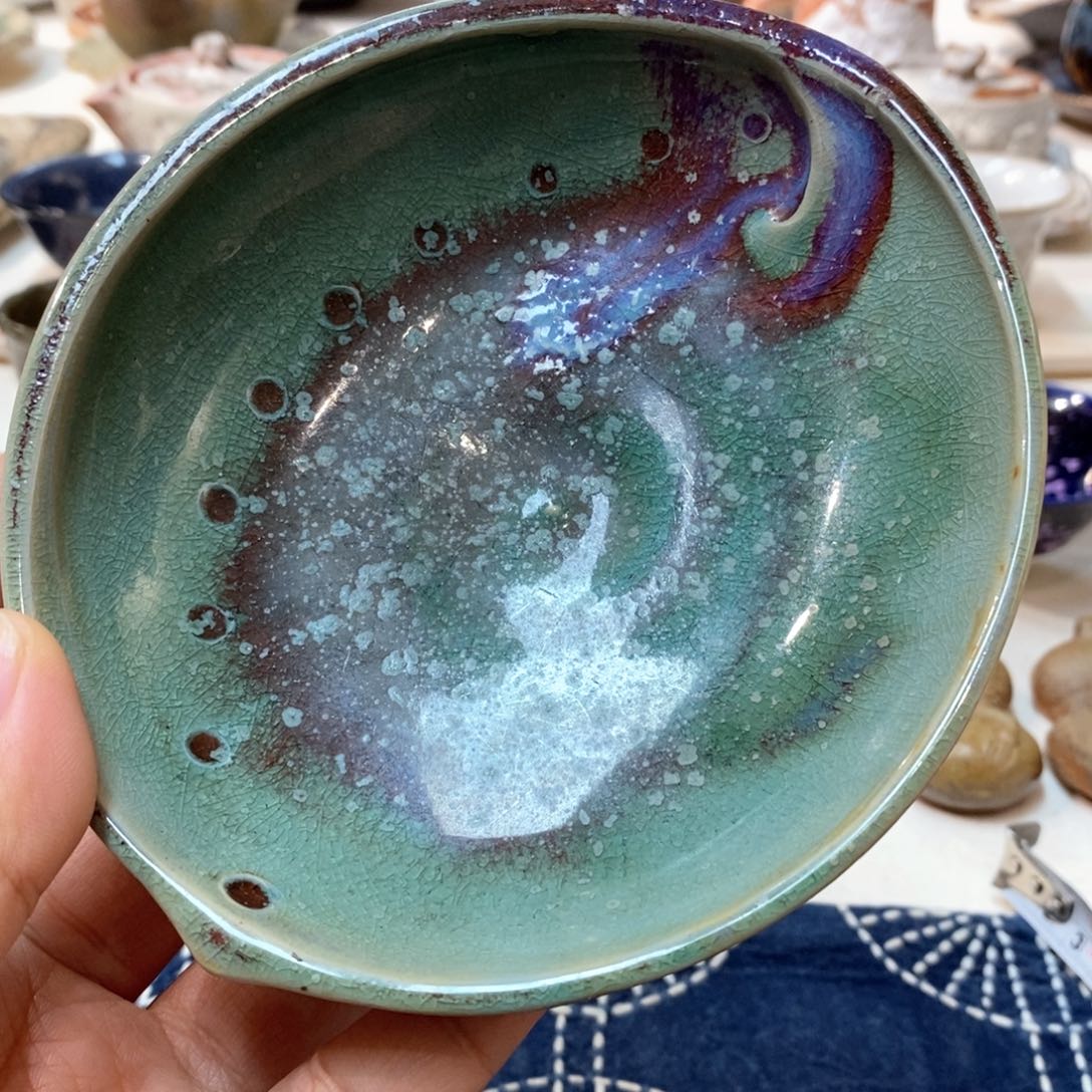 柴烧侘寂粗陶茶具