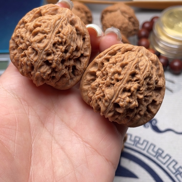 文玩核桃把件南疆石41