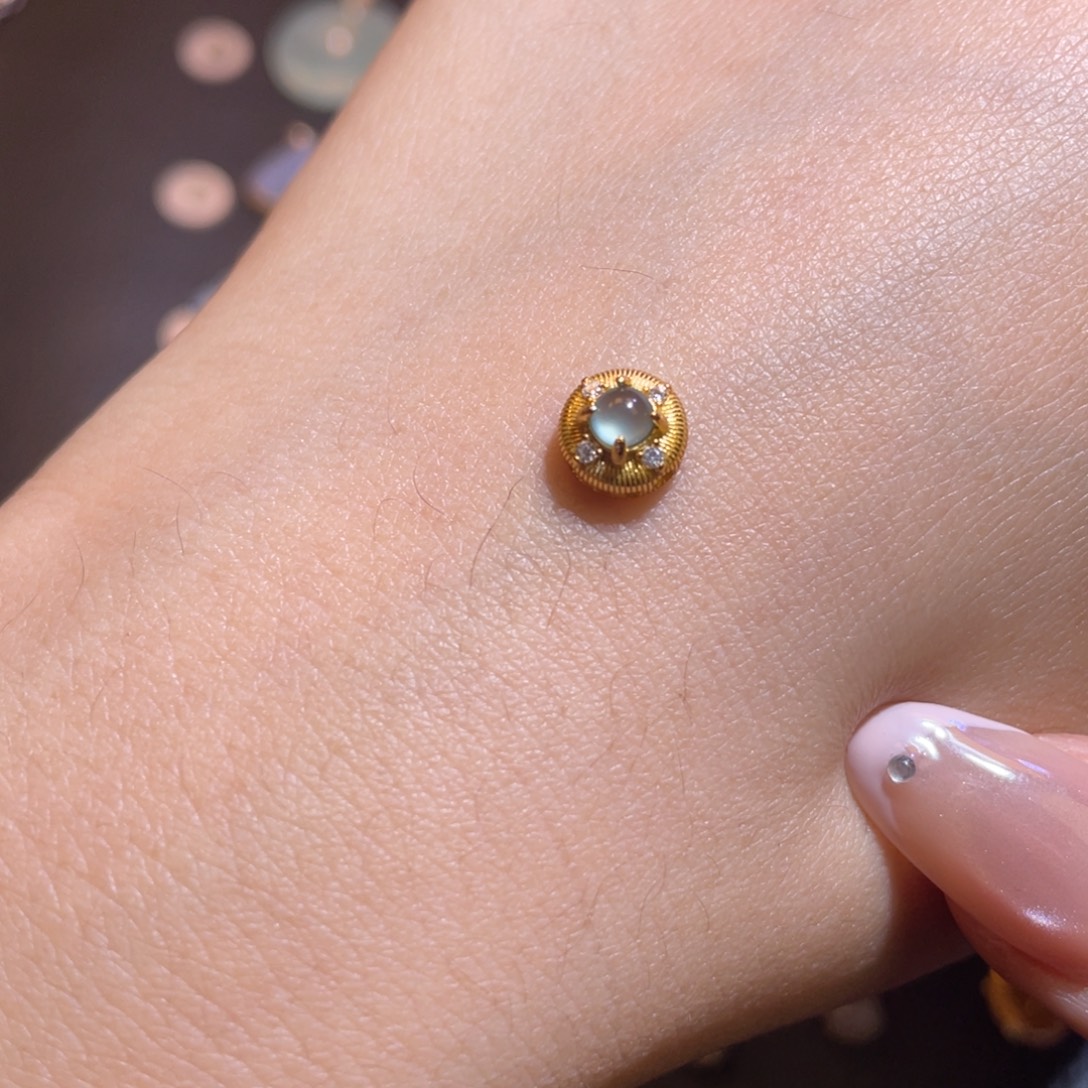 翡翠银S925镶嵌颈饰