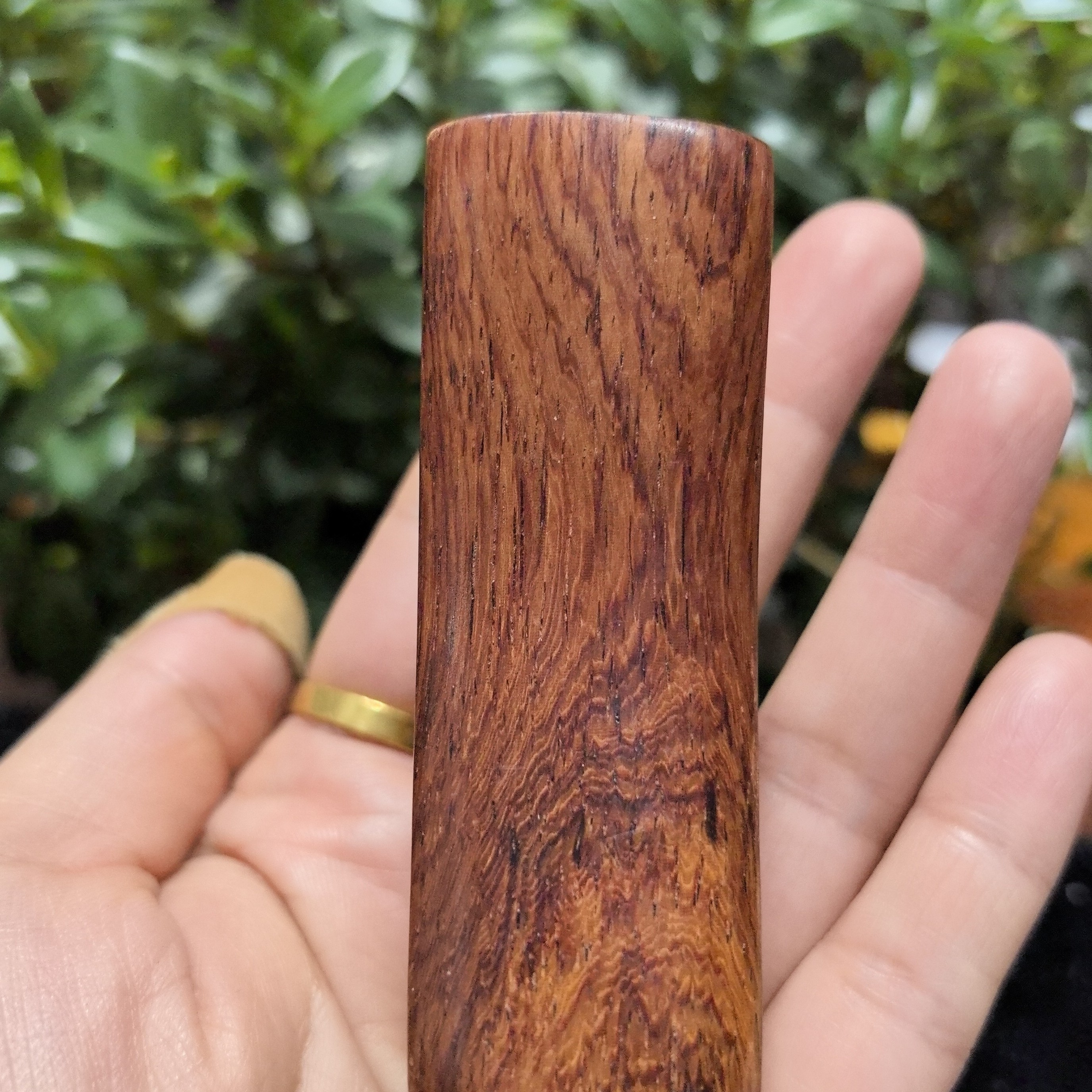 红木升官发财手把件 7.5厘米