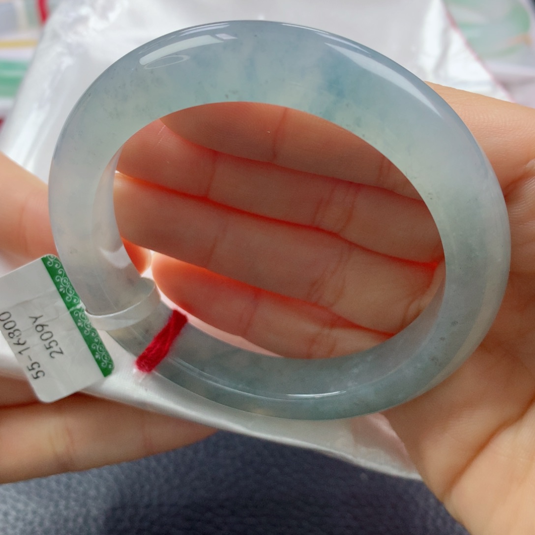 未镶嵌手镯翡翠缅甸天然翡翠A货55正