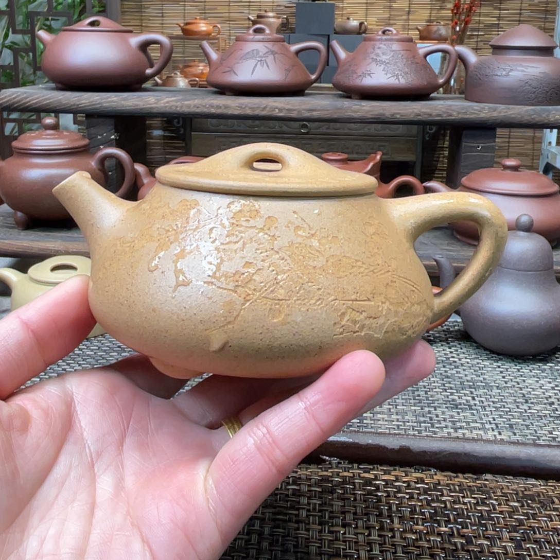 紫砂茶壶宜兴原矿紫砂手工制255