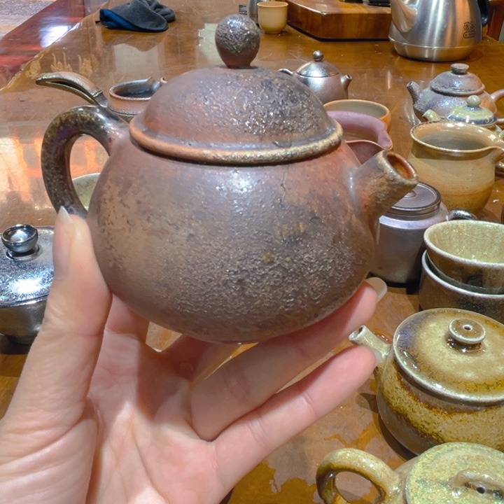 杯普***花白泥柴烧茶壶茶壶茶壶