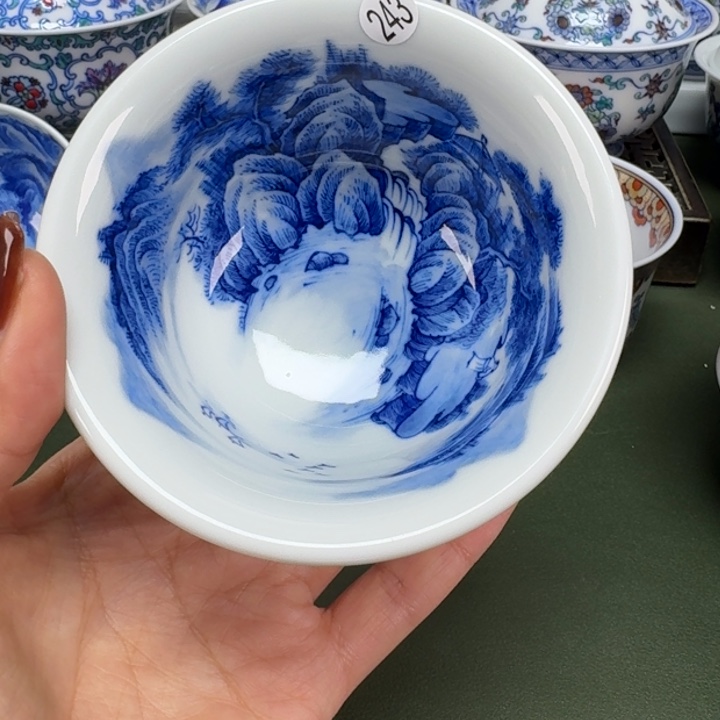 沙沙手工手绘茶具243