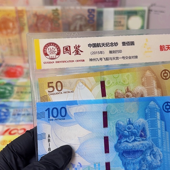 纸狮子50的➕100的各一张