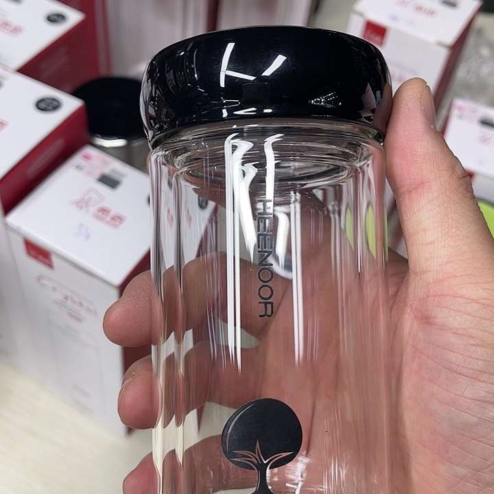 茶隔款玻璃希诺双层玻璃杯