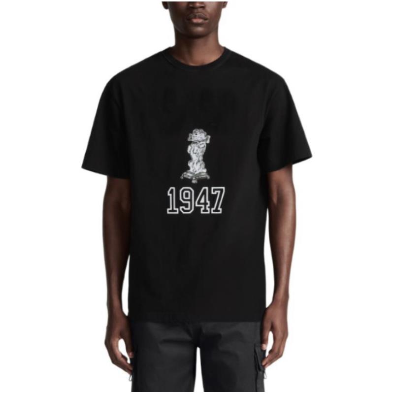 【oldchairman】黑色狗头T恤 DTX0256