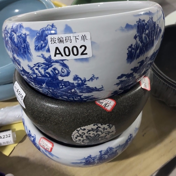 陶瓷陶瓷鱼缸微瑕24-13